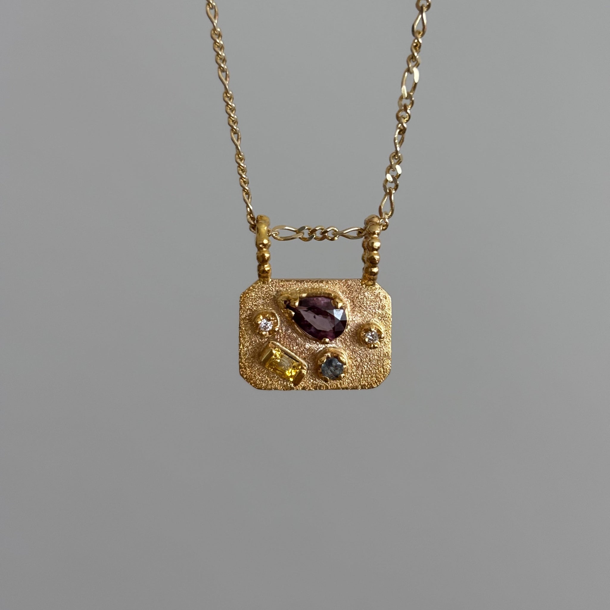 Medley Pendant No. 14 Necklace (Octagon), Solid Gold | ONE-OF-A-KIND