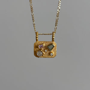 Medley Pendant No. 15 Necklace (Octagon), Solid Gold | ONE-OF-A-KIND