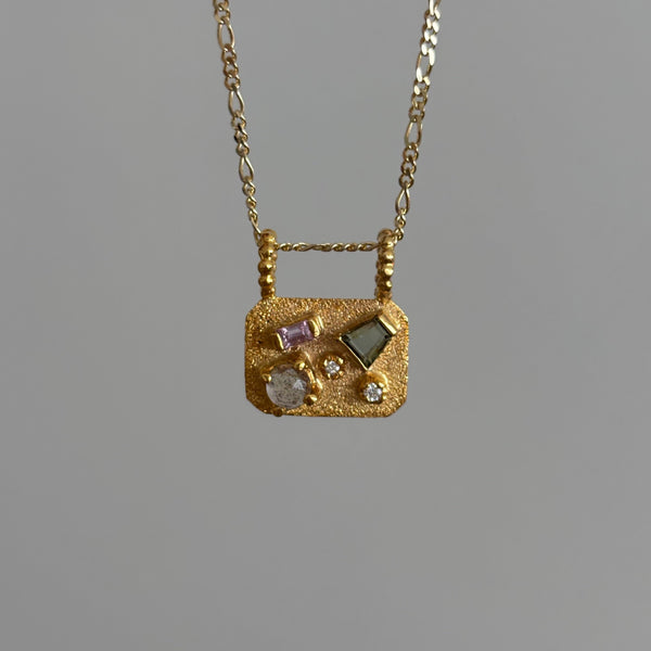 Medley Pendant No. 15 Necklace (Octagon), Solid Gold | ONE-OF-A-KIND